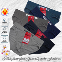 Set 5 quần lót nam Erivis, Cotton lạnh thông hơi co giãn 4 chiều. Hàng Việt nam cao cấp