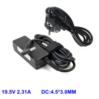 Laptop AC Adapter Charger 19.5V 2.31A 45W for HP Spectre 13-4003dx x360 13-h000 x2 13-h200 x2 13-h281nr 13T-3000 With AC Cable