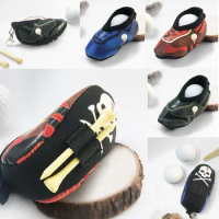 Sneakers Design Mini Shoes Golf Waist Bag Space Cotton Tee Holder Golf Storage Bag Portable with Carabiner Mini Golf Ball Bag