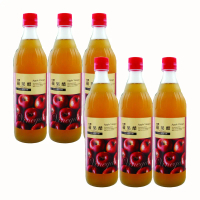 【台糖】蘋果醋600ml (6入/箱) (1箱)-1箱