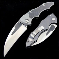 Ztech High Hardness D2 Blade AUTO Karambit Knife Outdoor Hunting Aviation Aluminum Handle Survival Claw Camping Edc Tool