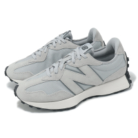 New Balance 休閒鞋 327 男鞋 女鞋 灰 黑 麂皮 拼接 緩衝 情侶鞋 NB U327SWA-D