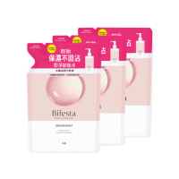 【日本Bifesta 碧菲絲特 官方直營】保濕即淨卸妝水環保3件組(補充包360ml*3)