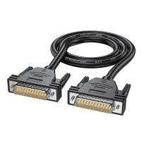 Cáp mở rộng nối tiếp DB25, Nam / Nữ, 25 chân, Đầu nối Mạ Niken, Dây