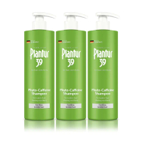 【Plantur39官方直營】植物與咖啡因洗髮露 500ml(細軟髮專用 三入組)