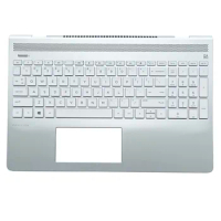 New Laptop US Keyboard for HP Pavilion 15-CK TPN-Q201 Notebook Palmrest Backlit Upper Case Cover Touchpad Replacement L01927-001