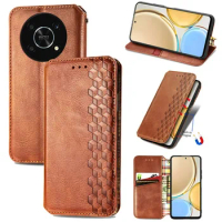 Magic6 Lite 4 5 Pro 5G Leather Wallet Book Cover For Huawei Honor X7A Plus Flip Case Honor X9B X8B X7B X9 X8 A X6S 90 Lite Funda