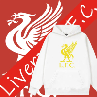 Áo hoodie unisex LFC Liverpool “Meraikan” – kỷ niệm 20 năm, phiên bản Vàng, logo, cỡ M–3XL