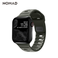美國NOMAD Apple Watch專用運動風FKM橡膠錶帶-44/42mm