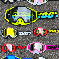 Motocross Goggles, New, 100%, Outdoor Sports Goggles, for Motorcycle, Dirt Bike, ATV, MX, Exercise S