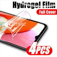 4PCS Soft Hydrogel Film For Samsung Galaxy A14 5G A54 A24 4G A34 Samsumg Galaxi A 14 24 54 33 5 4 G Protection Screen Protector