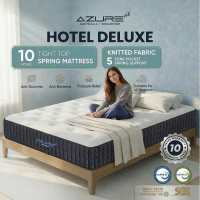 Azure Hotel Deluxe 25cm | Motion Isolation Spring Mattress | Single, Super Single, Queen, King Size 