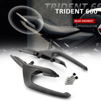 New Motorcycle Aluminum Rear Grab Bars Seat Pillion Passenger Handle Armrest For Trident660 Trident TRIDENT 660 2021 2022 2023