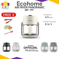 Ecohome Air Fryer Dehydrator Defrost Low Watt Pearl White