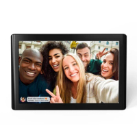 Selling Well Abs Material Multi-Function Touch-Type Multi-Language Operation High-Definition 10-Inch Digital Photo Frame
