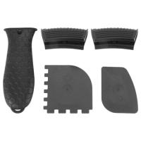 5Pcs Silicone Hot Handle Holder Cast Iron Skillet Holders Cover Non Slip Pot Holder Sleeves Heat Resistant Potholder