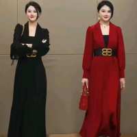 long sleeve dress polos simple midi orang tua sister photoshoot europe paris gaun pesta wedding part