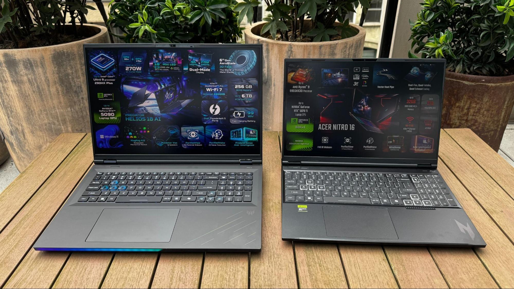 Acer が Predator Helios 18 AI を発表：RTX 5090 と 256GB RAM を搭載