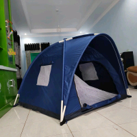 TENDA ANAK WARNA NAVI DONGKER BIRU TUA GAMBAR DINOSAURUS UKURAN JUMBO UNTUK UMUR 1-12 TAHUN Cowok Ce