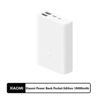 Xiaomi Power Bank Pocket Edition 10000mAh Power Bank 22.5W Fast Charging USB-A/C Output
