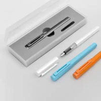 New Xiaomi SKY Plastic Fountain Pen with Ink Bag Storage Box Case 3.8mm EF Nib Smoothly Writing Signing Pen Youpin Kaco Gift