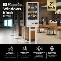 Mesin Kasir All in One / Self Service Windows Kiosk 21 Inch Blueprint BP-WK21 - Mesin Order & Pembay