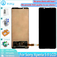 Paparan LCD, 6.1 inci, Untuk Sony Xperia 5 II, Paparan Sentuh Digitizer, Penggantian untuk X5ii, SO-