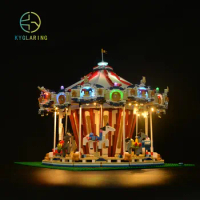 Kyglaring Led light kit for LEGO 10196 City Street Grand Carousel Model in stock ( not include the carousel)