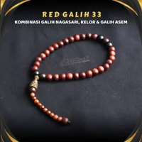 Tasbih 33 Butir Kayu Galih Nagasari mix Galih Asem Kelor Hitam Cirebon ASLI 100% Original by Riza Cr