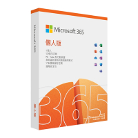 微軟 Microsoft M365 Personal 個人版一年盒裝 -PKC中文