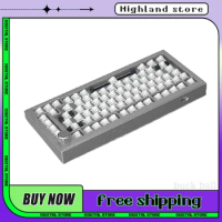 Drunkdeer G65 Aluminium Keyboard Kit Shell Mechanical Keyboard Kit Anodized Sandblasting Pvd Silver Plating Gamer Keyboard Shell