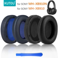 KUTOU Replacement Ear Pad High Quality Foam Cushions for Sony WH-XB910N WH XB910N XB910 Headphone Earpads Cover