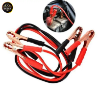 Kabel Jumper AKI Mobil 500 Ampere 2.8 M Tembaga Berkualitas Lapisan Aluminium Fleksibel Penjepit All