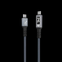 EGO WIRY MAG 240W C 型轉 C 型連接線，帶顯示屏，200CM，灰色 (V009)