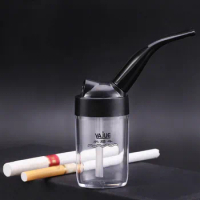 Healthy filtered water pipe mini portable water pipe dual purpose cigarette holder filter male gift JY101