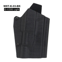 Kydex Holster for Glock 17/19/19x/45 Inside Waistband Concealed Carry Holster Fit for Glock 19x (Gen 1-5) Gun Holster X300 Light