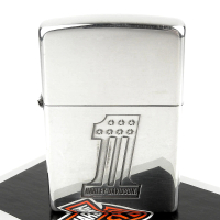 【ZIPPO】日系-Harley-Davidson-哈雷-銀燻黑蝕刻3面加工