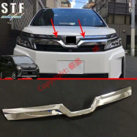 ABS Chrome Front Grille Around Trim For Toyota Voxy R80 2018 2019 2020 Car Accessories Stickers