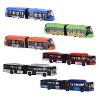 Majorette transporter city bus car man lions city g Collection of die-cast alloy car decoration model toys