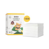【妙妙熊】平紋棉柔巾-80張/盒 超值8盒組