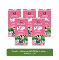 Diamond Susu UHT Strawberry Bundle - 5 x 200 mL
