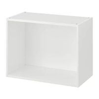 PLATSA 櫃框, 白色, 80x40x60 公分