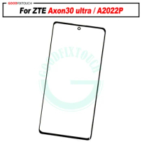 10PCS For ZTE Axon30 ultra / A2022P Front Glass Touch Screen Top Lens LCD Outer Panel Repair