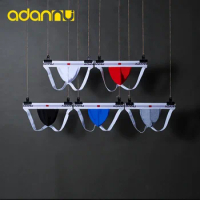 Adannu new cotton men's underwear low waist sexy thong u convex bag breathable underpants ad46