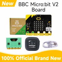 BBC Microbit V2 Programmable Learning Development Board Kit for Kids STME Education DIY Electronic Projects with RGB LED Light