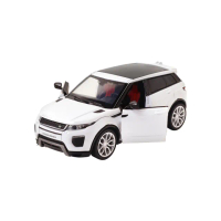 【KIDMATE】1:32聲光合金車 Land Rover HSE DYNAMIC白(正版授權 迴力車模型玩具車 荒原路華)
