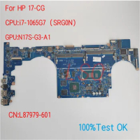 LA-J502P For HP ProBook 17-CG Laptop Motherboard With CPU i7-1065G7 PN:L87979-601 100% Test OK