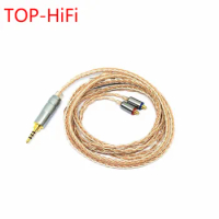 TOP-HiFi DIY MMCX 2.5mm 1.2m Earphone Balanced Upgrade Cable For XBA-Z5/A3/A2/300AP Se535 SE846 SE315 SE215 UE900