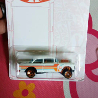 hotwheels chevy bel air gasser crome edisi 52th