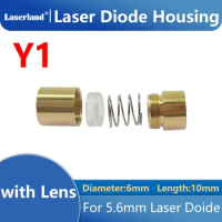 06*10mm 5.6mm TO18 Laser Diode LD Focusable Housing Metal House Case with Plastic Lens
